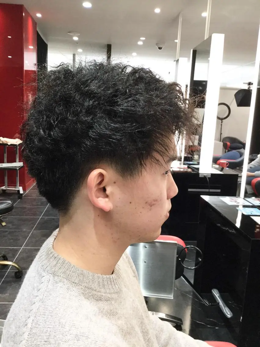 パーマ メンズ メンズパーマ メンズツイストパーマ ツイストパーマ Annon プライベートサロンのヘアスタイル