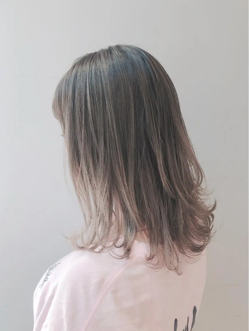 ミディアム 似合わせ艶髪カラー ❤️ハダユミのヘアスタイル