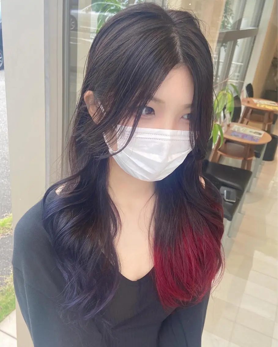 ショート シールエクステ エクステ ハイライト 韓国風ヘア ショートヘア SHOTA メンズ曲がる縮毛矯正のヘアスタイル