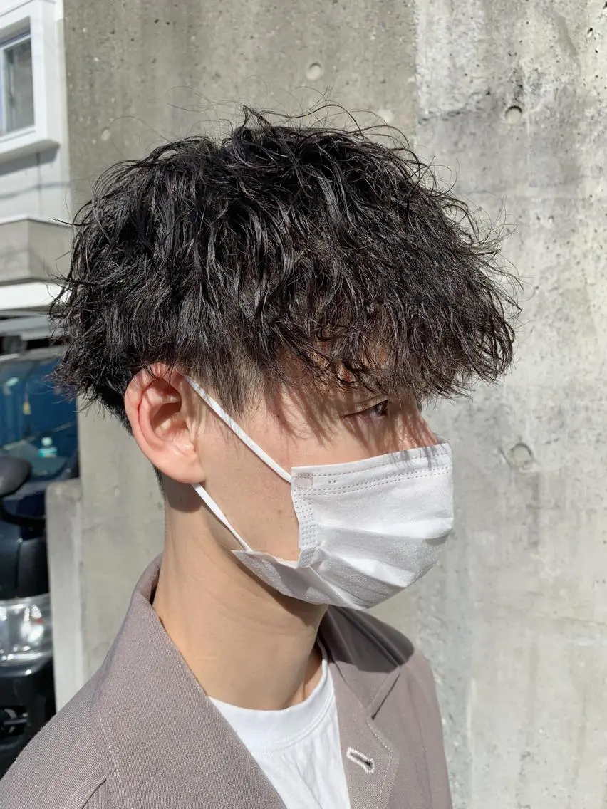 ショート 失敗しないパーマ 稲葉/草薙のヘアスタイル