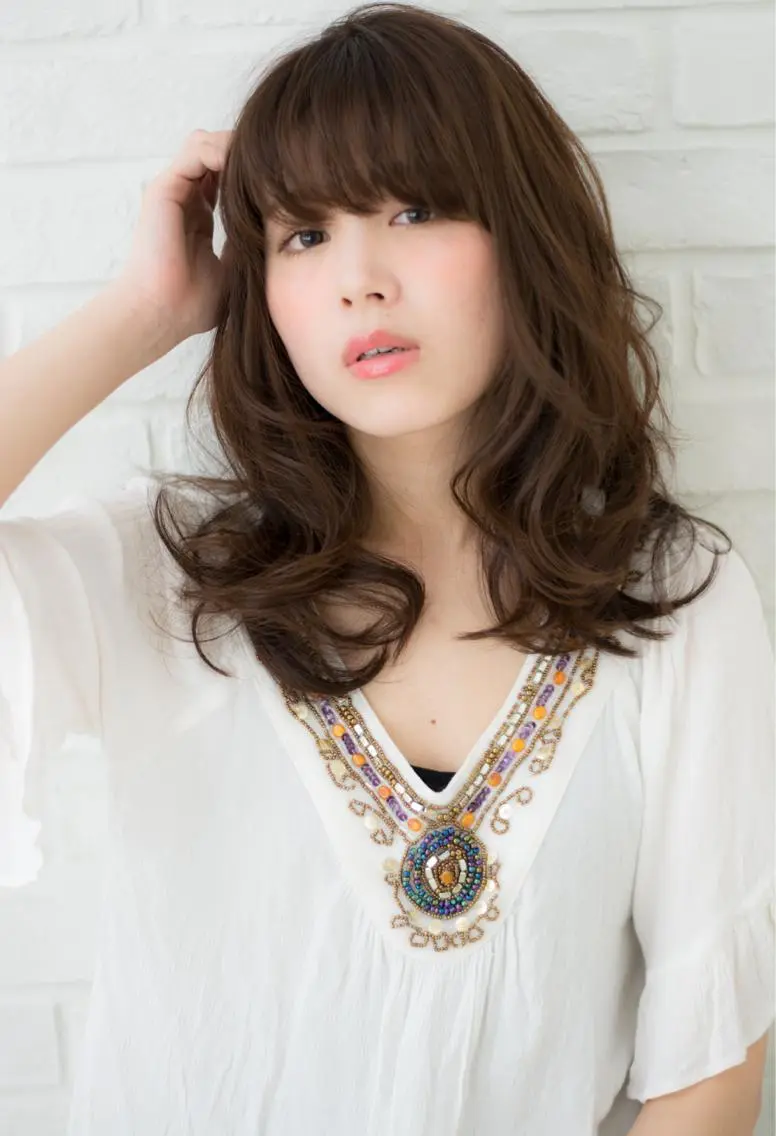 セミロング セミロングパーマ 《大人気髪質改善》 プログレス国分寺店のヘアスタイル