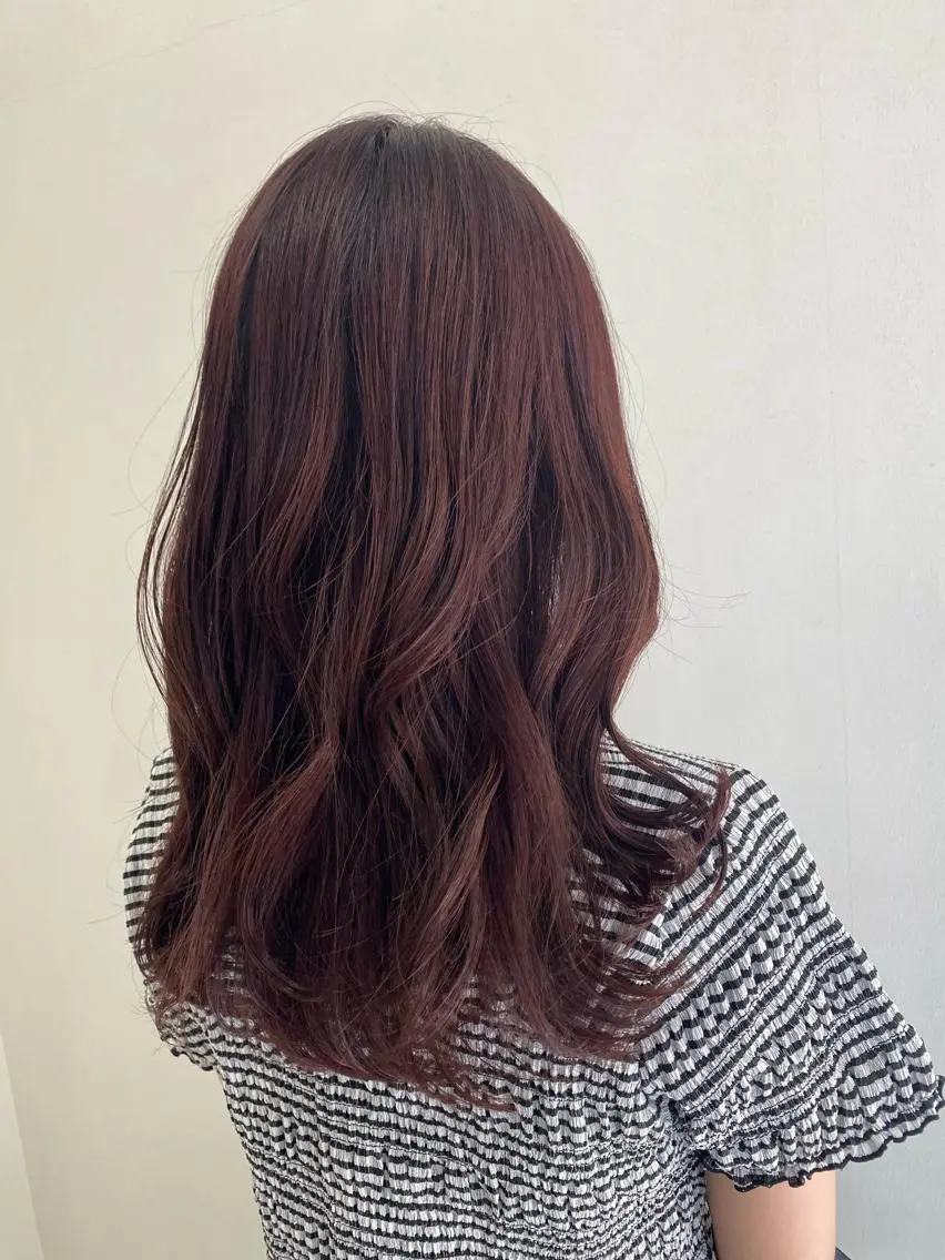 セミロング カラー ヘアカラー トリートメント アレンジ指名 no.1✨ｈａｋｏのヘアスタイル