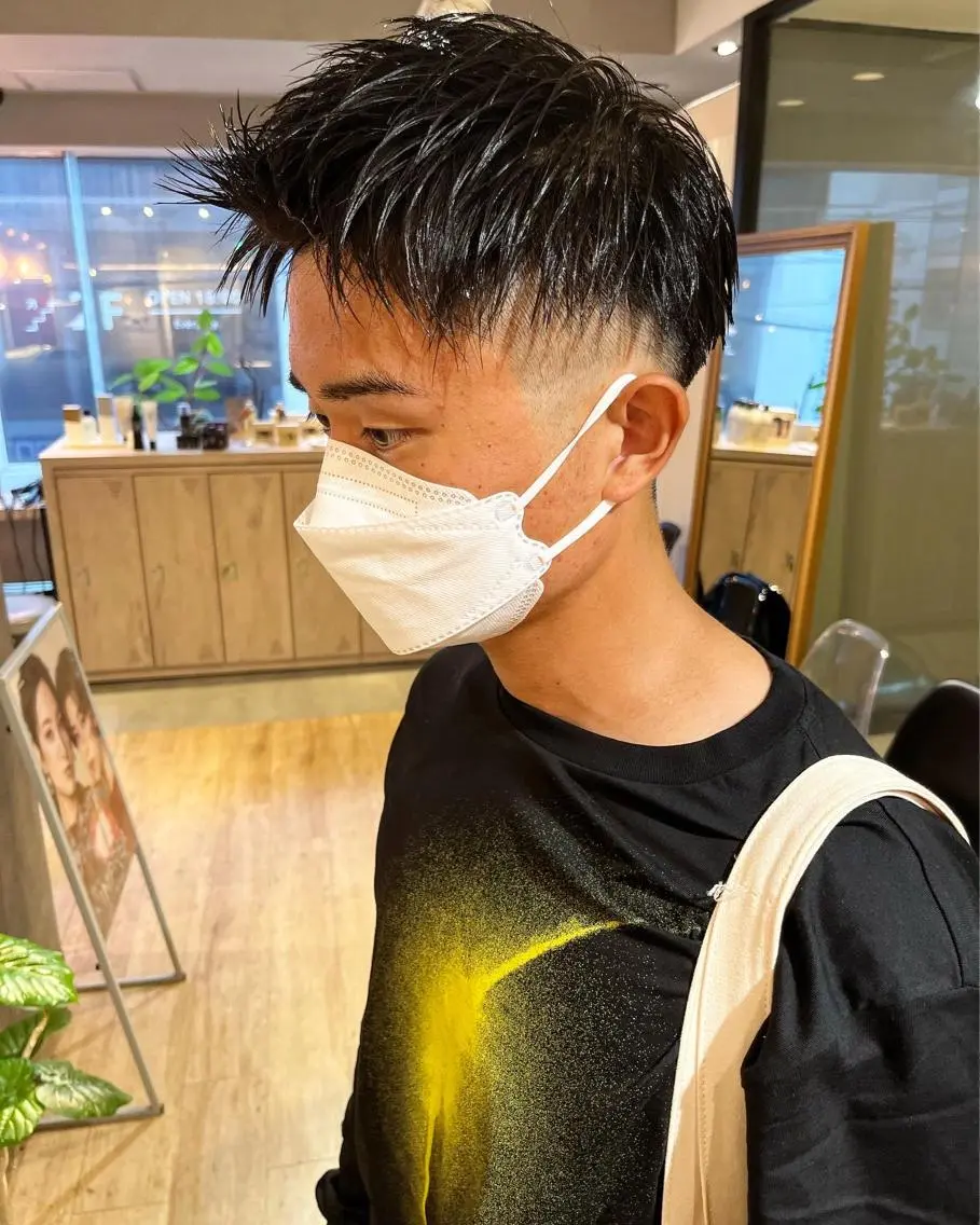 ショート メンズ カット パーマ SCENEbyRAD helmのヘアスタイル