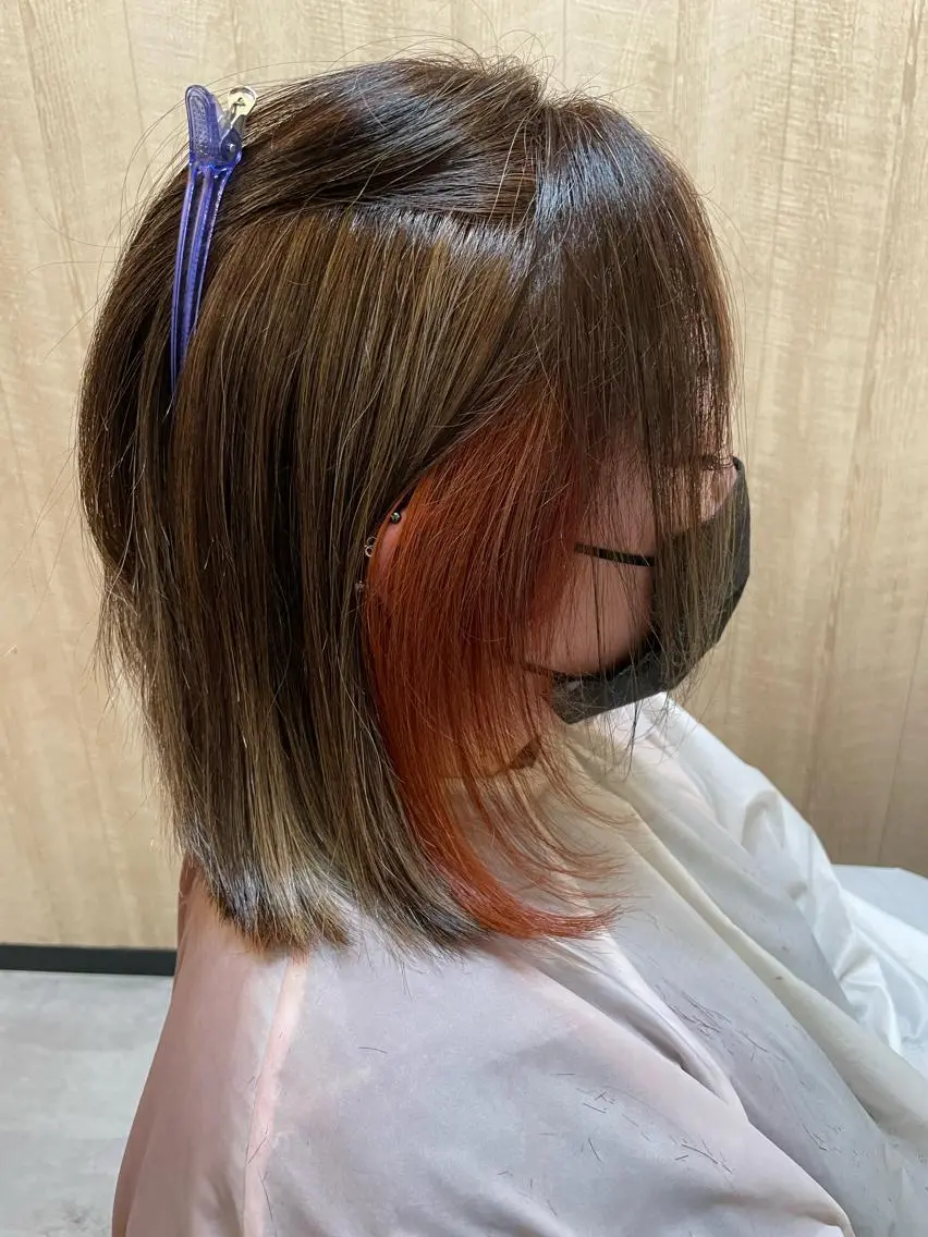 ミディアム 断られる髪に答えを ♣️井上秀樹♠️のヘアスタイル