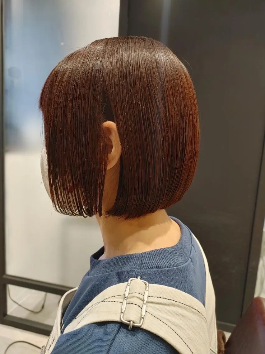 ショート 縮毛矯正／ブリーチ Shoのヘアスタイル