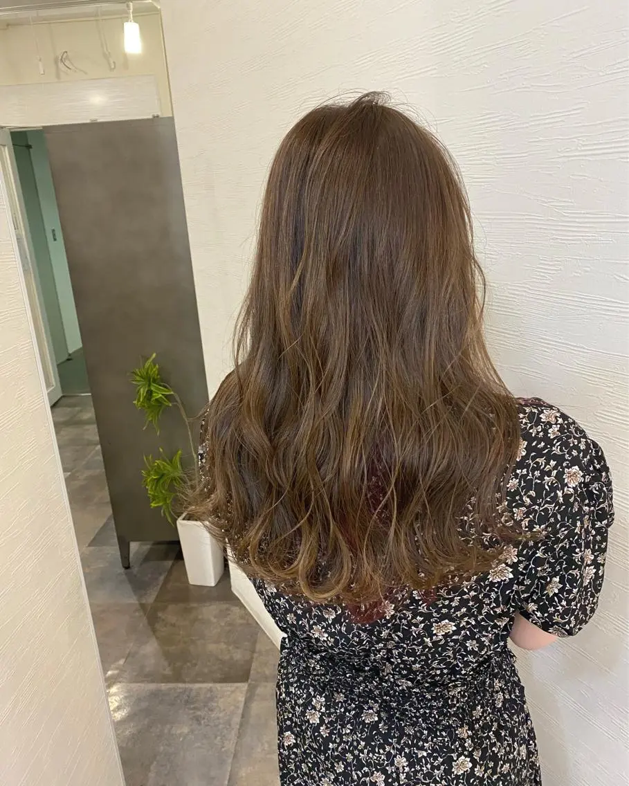 ロング カラー パーマ ヘアアレンジ 🐠店長 二田直人🐠のヘアスタイル