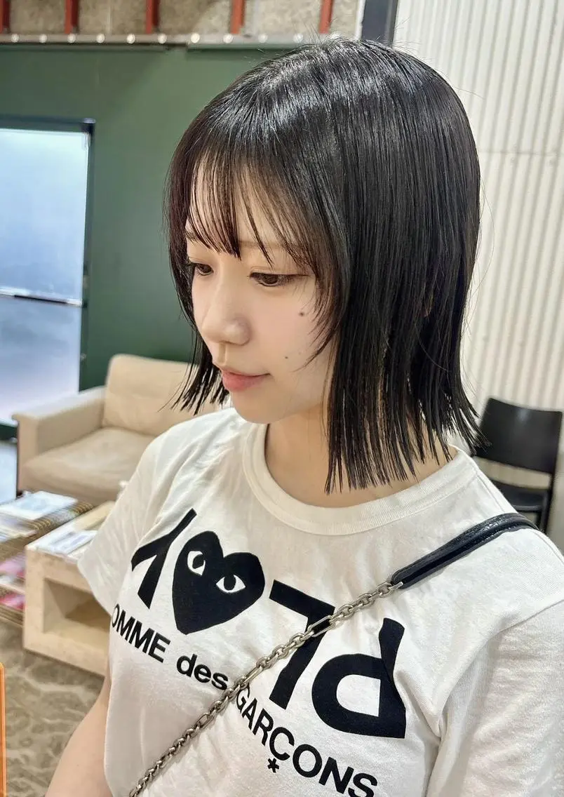 ショート ボブ カット トリートメント EDAME熊谷☘️ クラカミ　レンのヘアスタイル