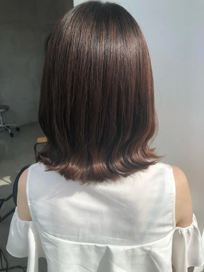 ミディアム カット ヘアカラー 大友 正晴のヘアスタイル