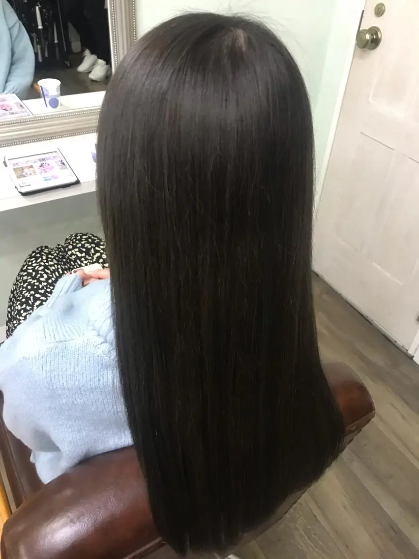 ロング カラー ヘアカラー ブリーチ&似合せボブ 田中寛十のヘアスタイル