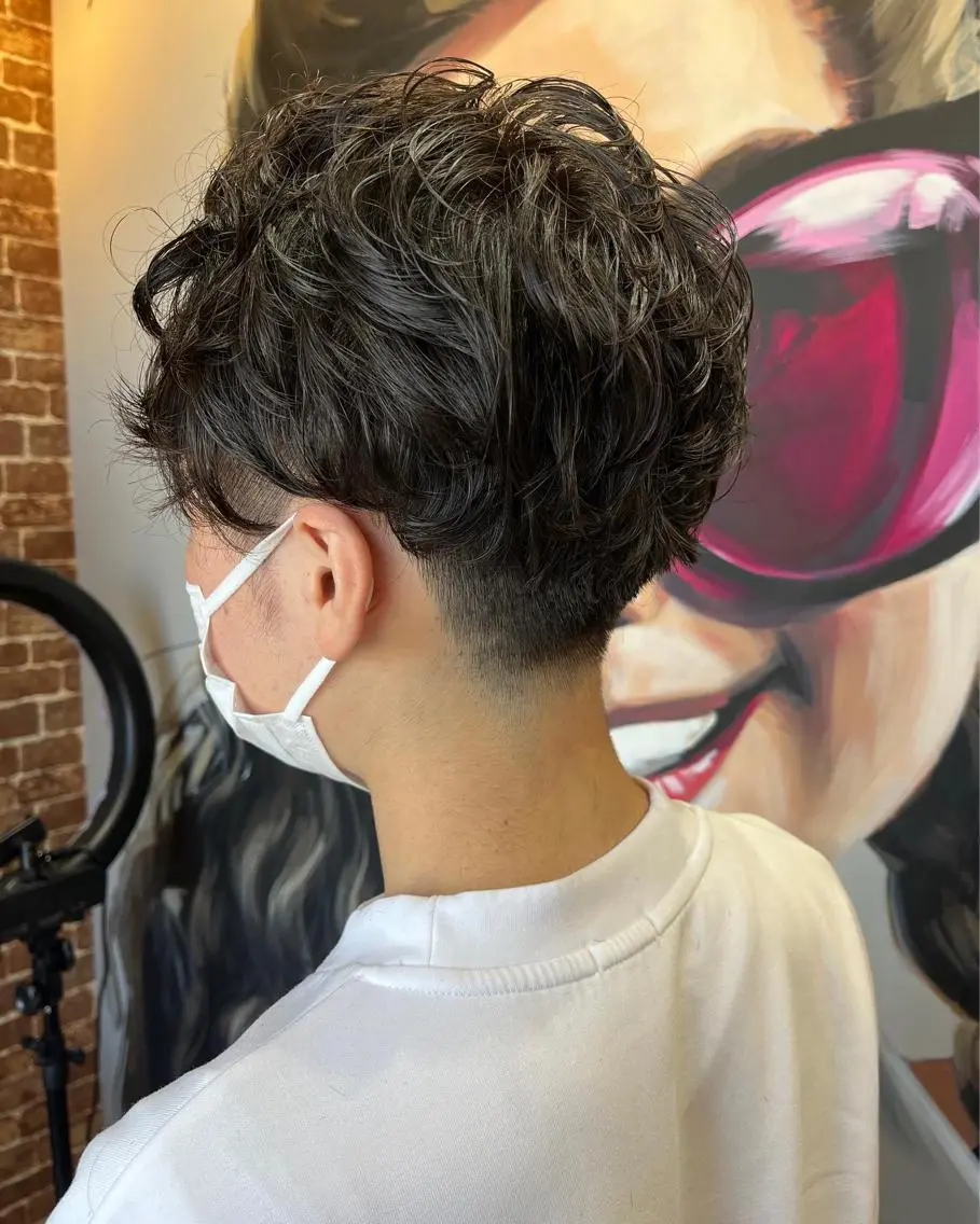 ショート カラー パーマ ヘアアレンジ メンズ キッズ ネイル マツエク・マツパ アイブロウ メンズハイライト メンズパーマ ブラウンカラー ケアカラー 透明感カラー 久木原 ゆりのヘアスタイル