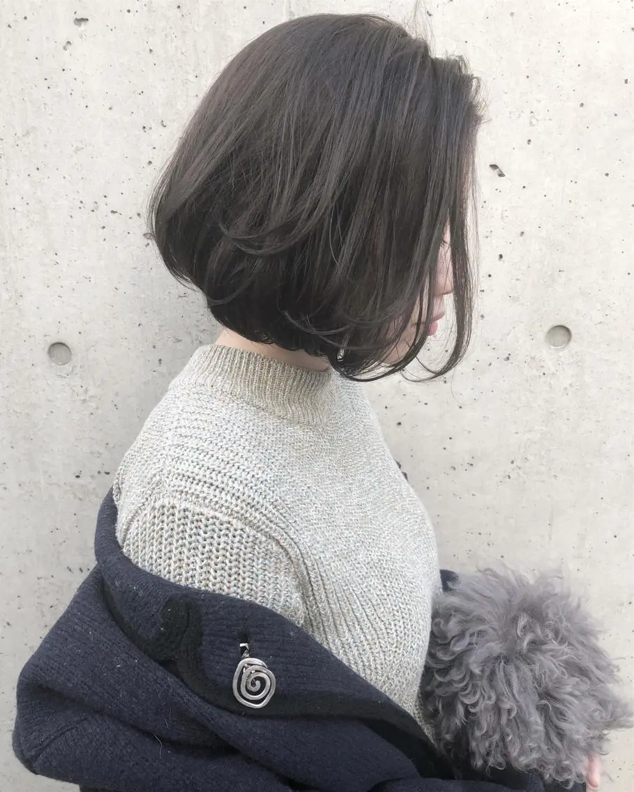 ショート カラー パーマ ヘアアレンジ メンズ キッズ ネイル マツエク・マツパ ショートボブ ボブ ショートヘア ショートネイル レイヤーカット✂️ 艶髪/小田部慎也のヘアスタイル