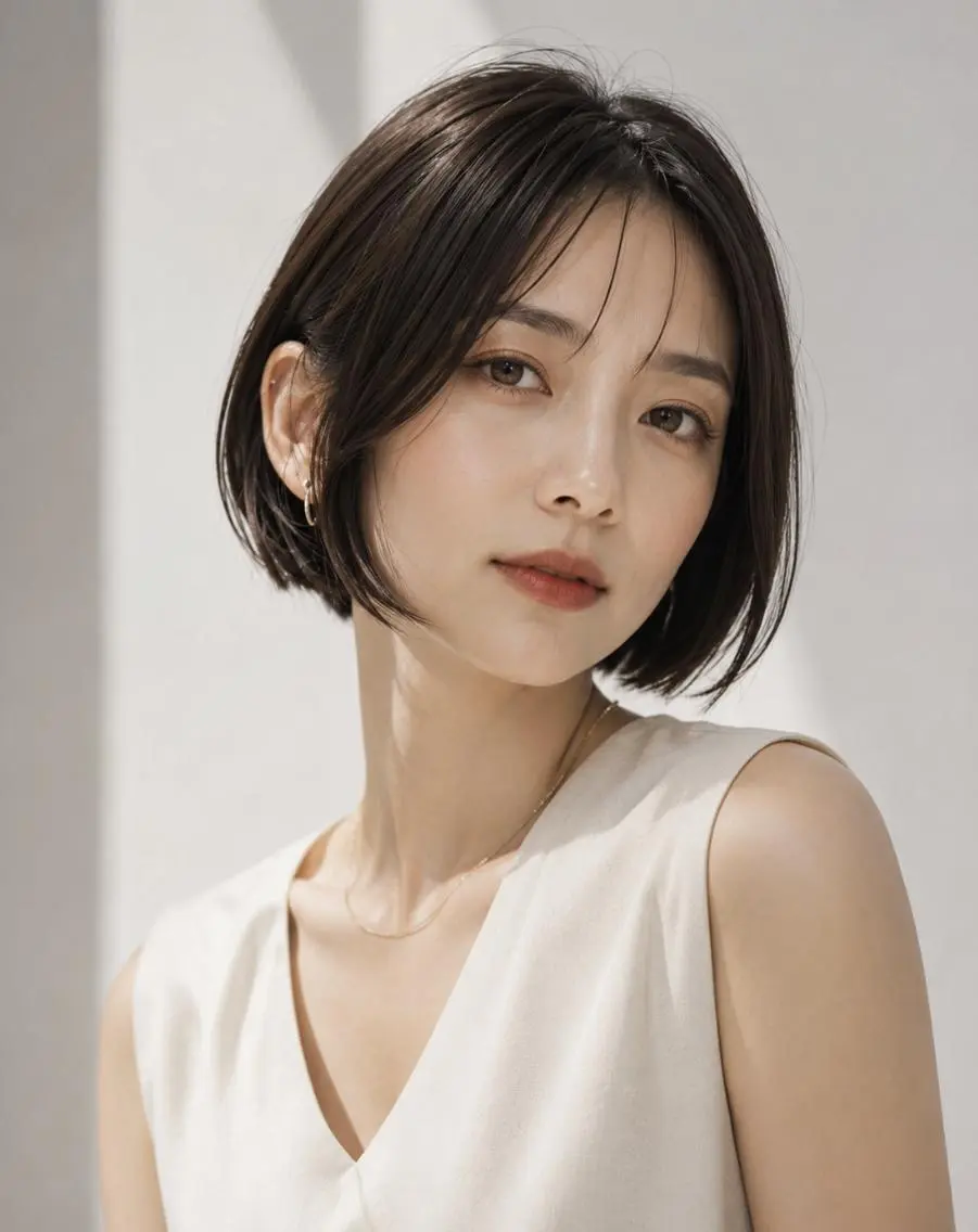 ショート カット ヘアカラー トリートメント an・rata/ プチプラ/和歌山市駅のヘアスタイル