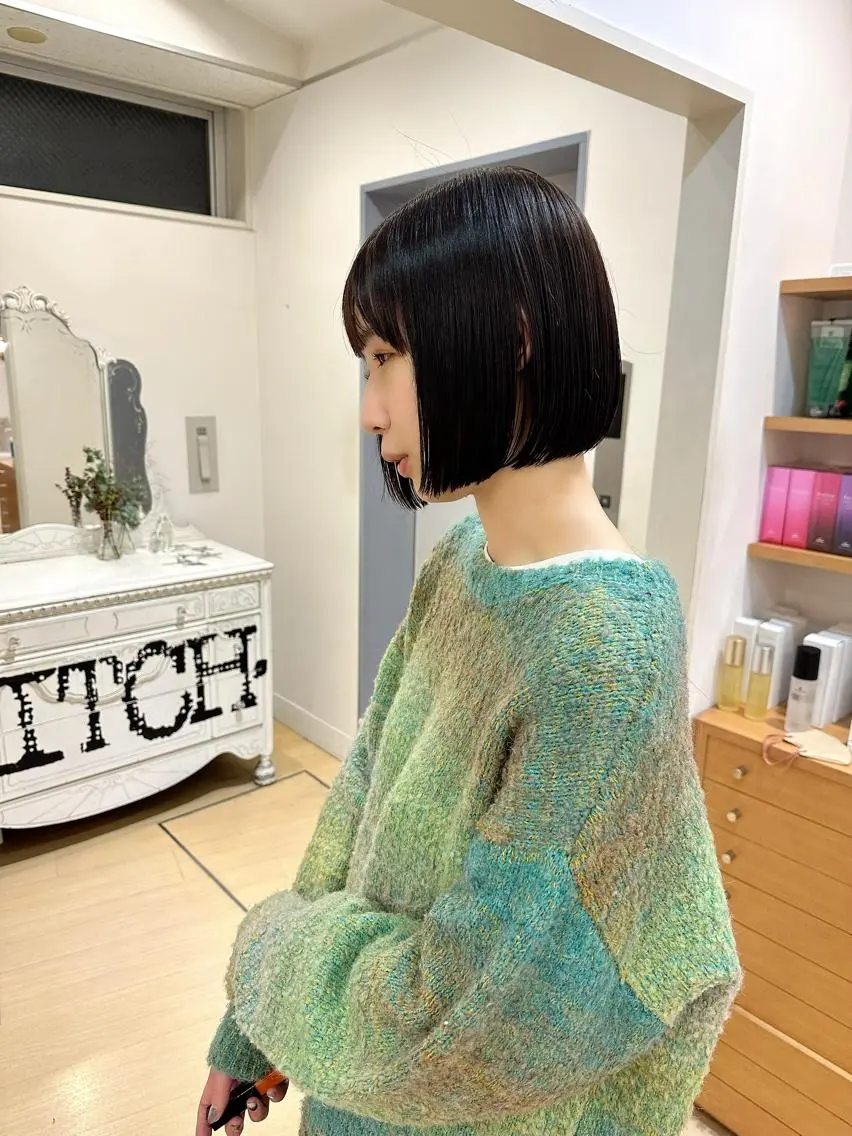 ショート カット 縮毛矯正 Gardenhair 小笠原篤矢ショートのヘアスタイル