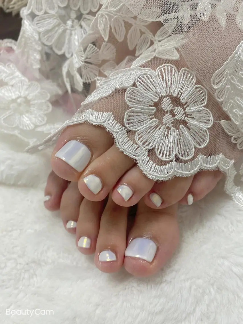 ネイル ミラーネイル フットネイル Max nail&eyeのネイルデザイン