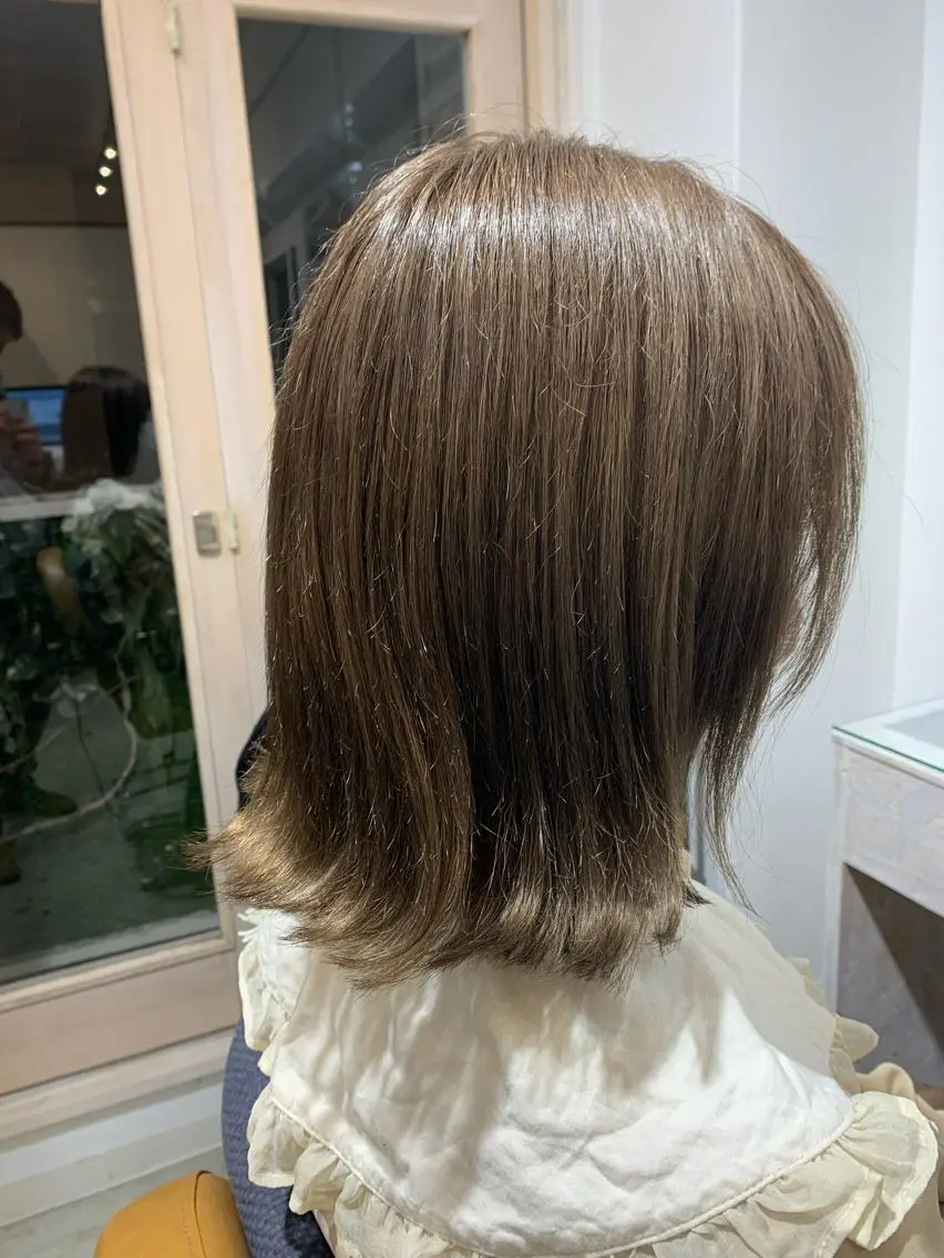 セミロング カラー ヘアアレンジ ネイル カット ヘアカラー トリートメント Sia中野新橋 『JUNYA』のヘアスタイル