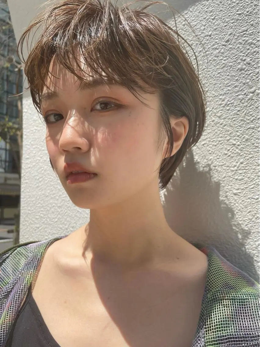 ショート カラー カット ヘアカラー トリートメント 🉐レイヤー/塩見 弘樹🉐渋谷のヘアスタイル