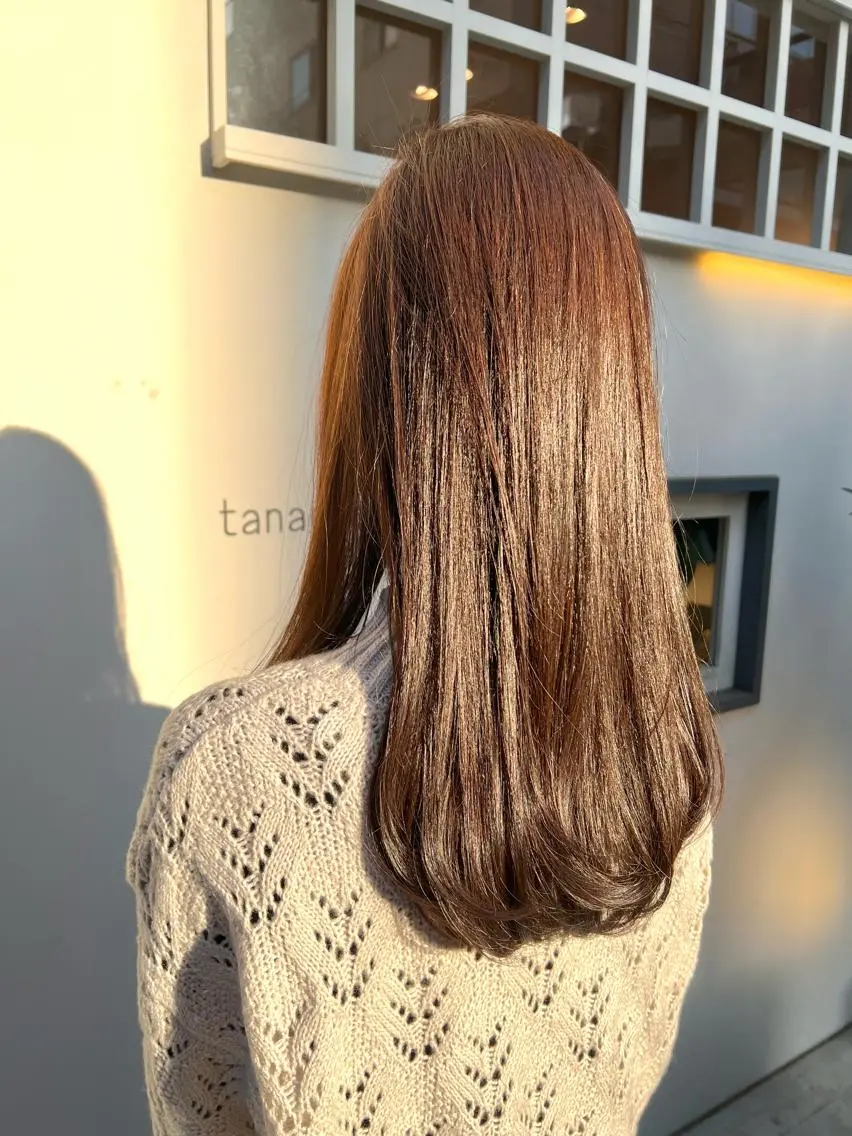 ロング カラー 草野ゆずき⌇縮毛矯正 ⌇Wカラー⌇レイヤーのヘアスタイル