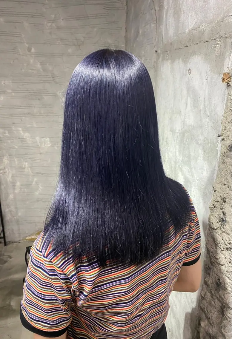 ミディアム パープルカラー トリートメント ［似合わせヘア］ ✂︎OGURO✂︎のヘアスタイル