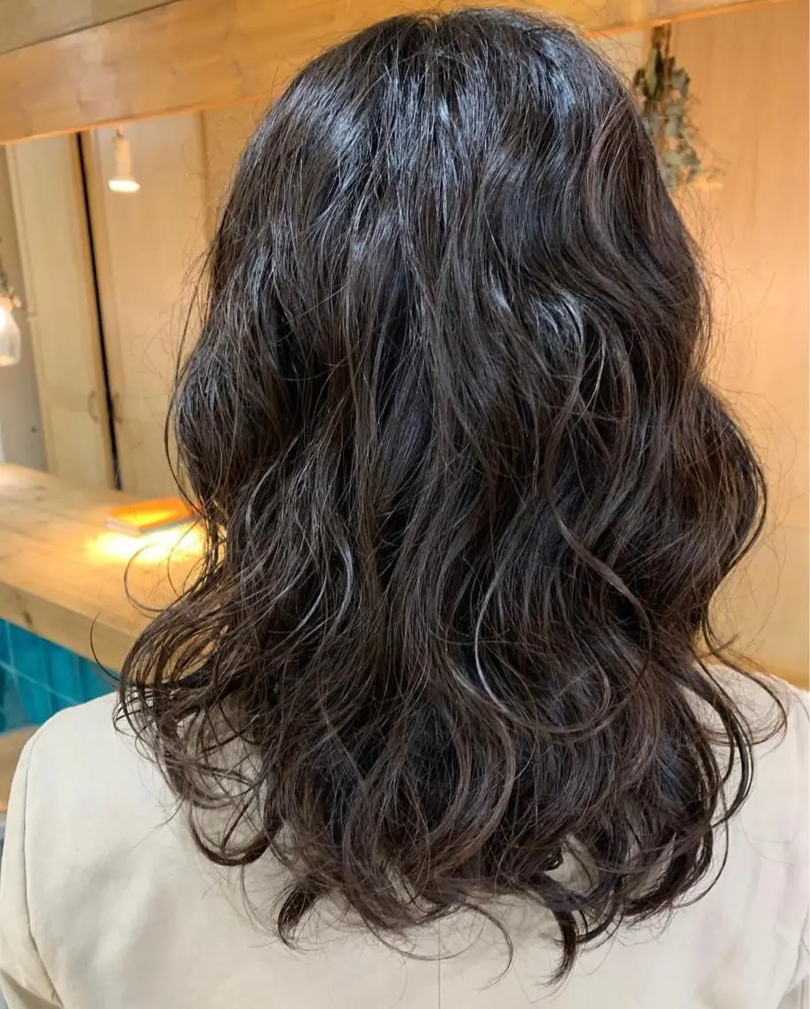 ロング パーマ YUKI 新宿カット パーマ/カラーのヘアスタイル