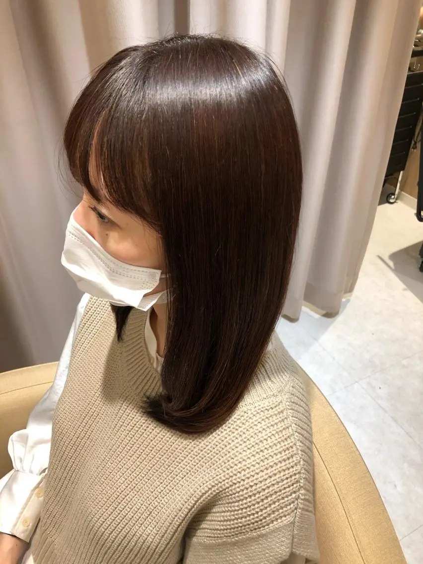 ミディアム 🫧美髪縮毛矯正 🫧SEKIのヘアスタイル
