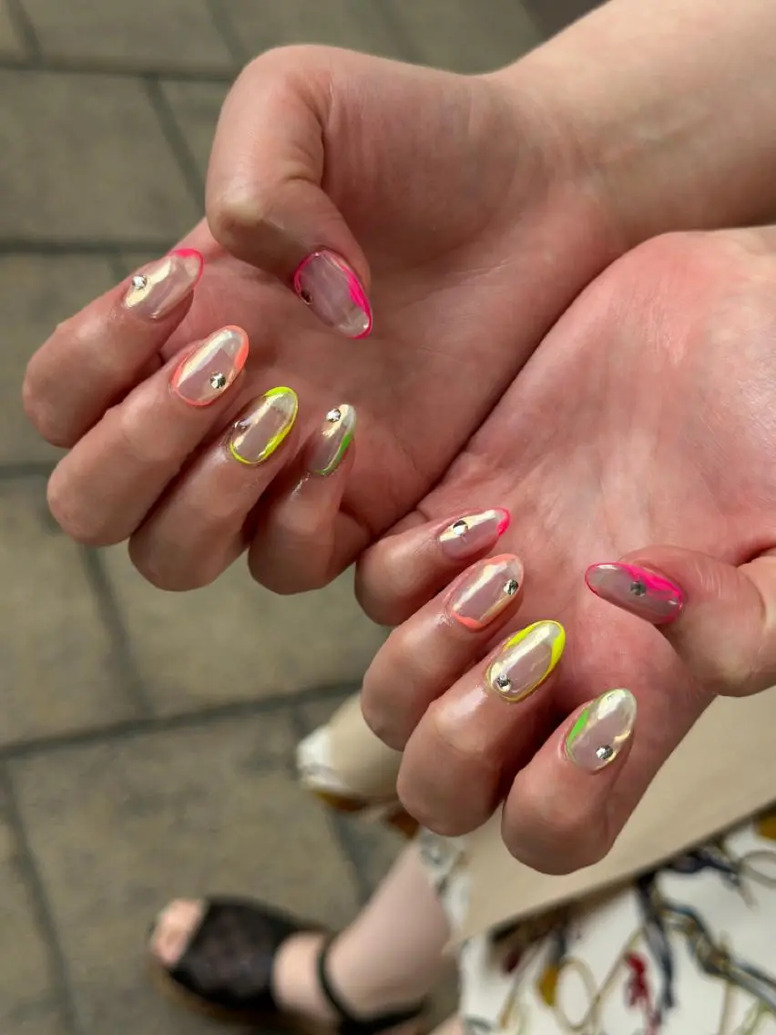 ネイル ハンドネイル nailsalon ∞ ﾐｶﾅﾙ ∞のネイルデザイン