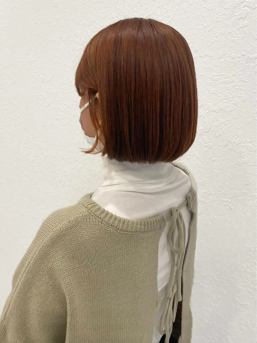 ミディアム カット Okamura Chisatoのヘアスタイル