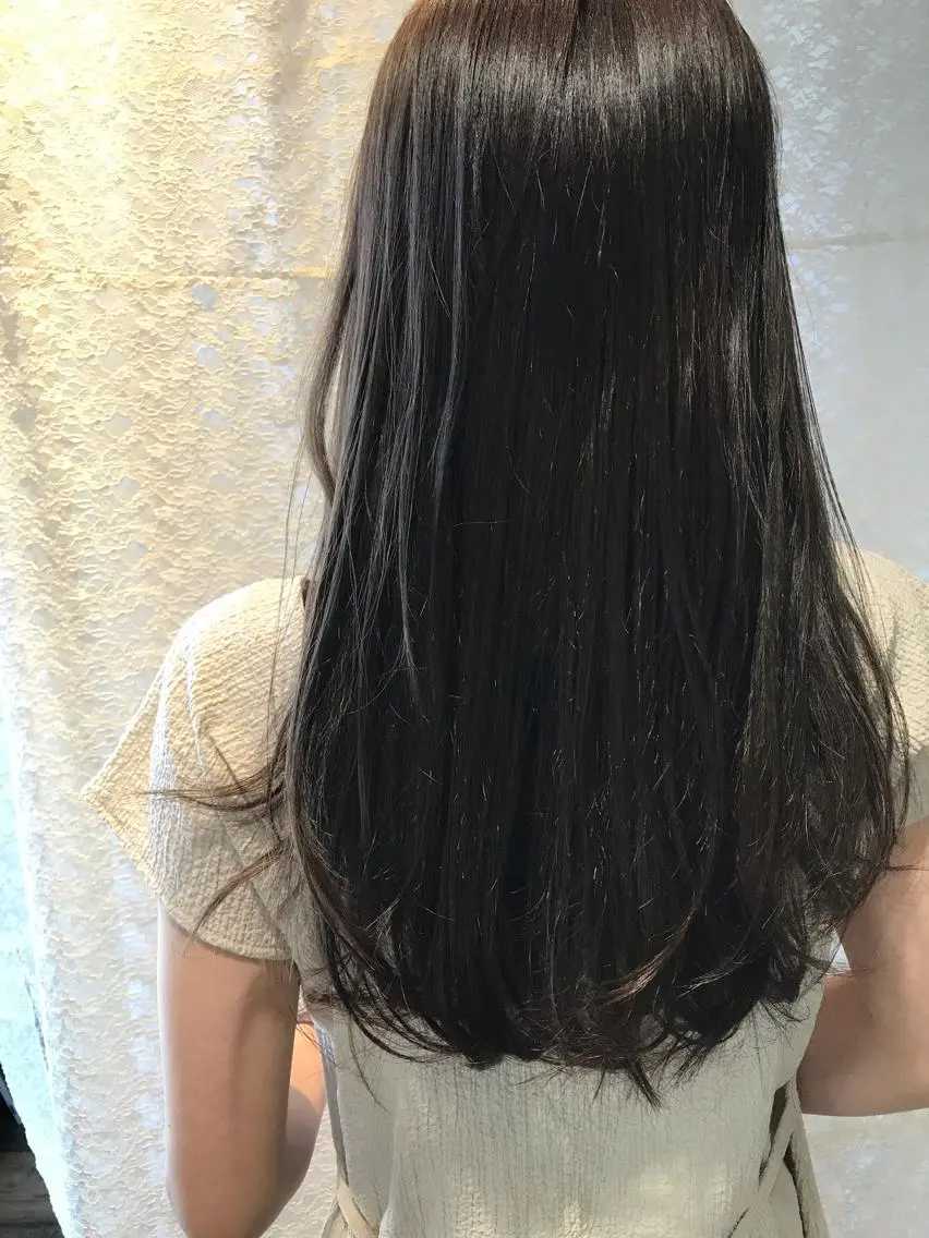 セミロング ヒラヤマ ユウスケのヘアスタイル