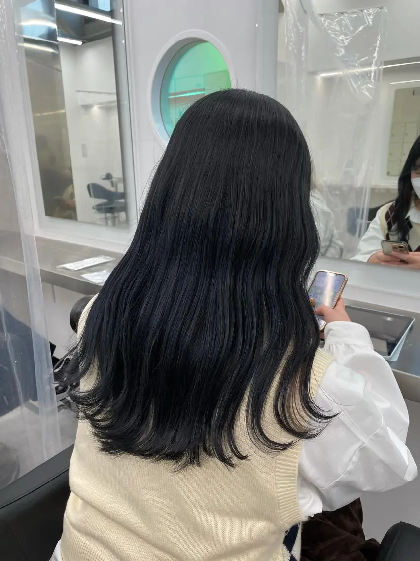 ロング カラー ヘアアレンジ 縮毛矯正/髪質改善/ ブリーチ毛/木元渓太のヘアスタイル