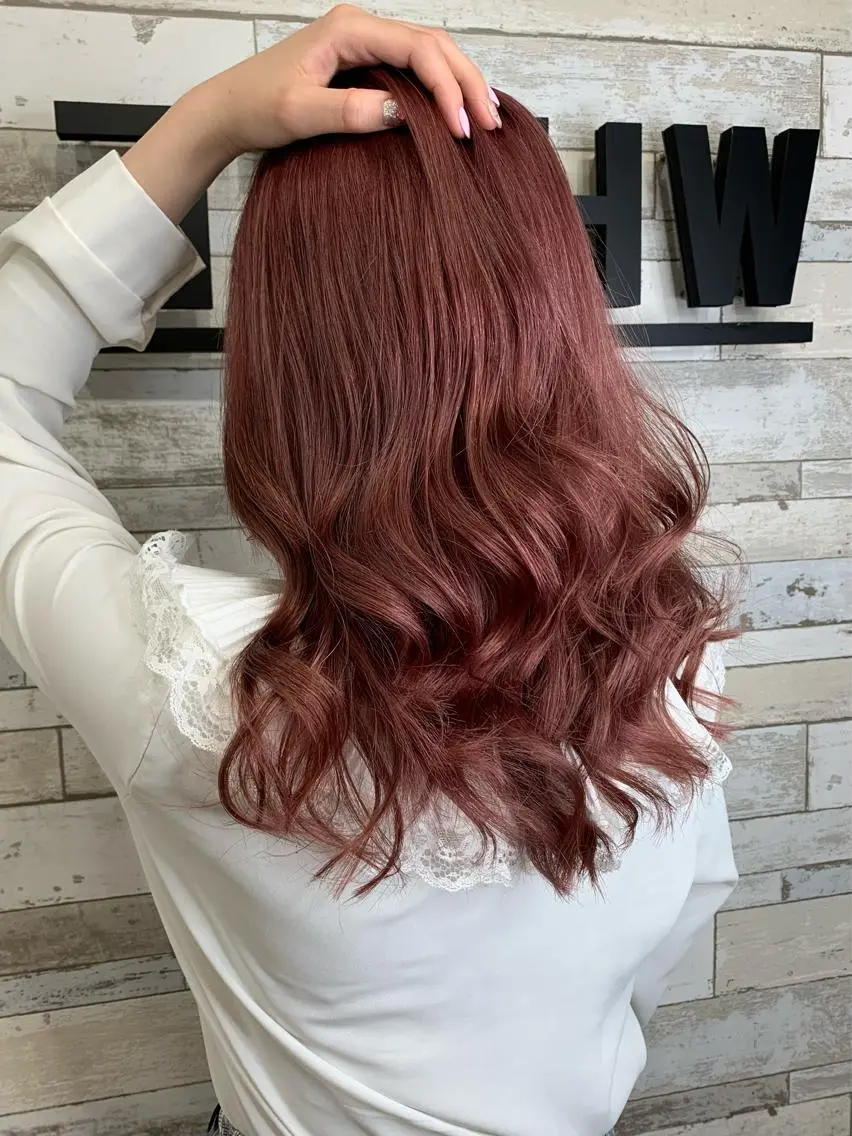 セミロング ハイトーン✨艶髪💘 💘 AYANO💘のヘアスタイル