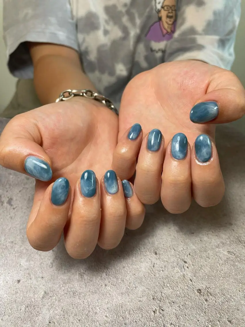 ショート ネイル BELLUNA Mizuki❤︎のネイルデザイン