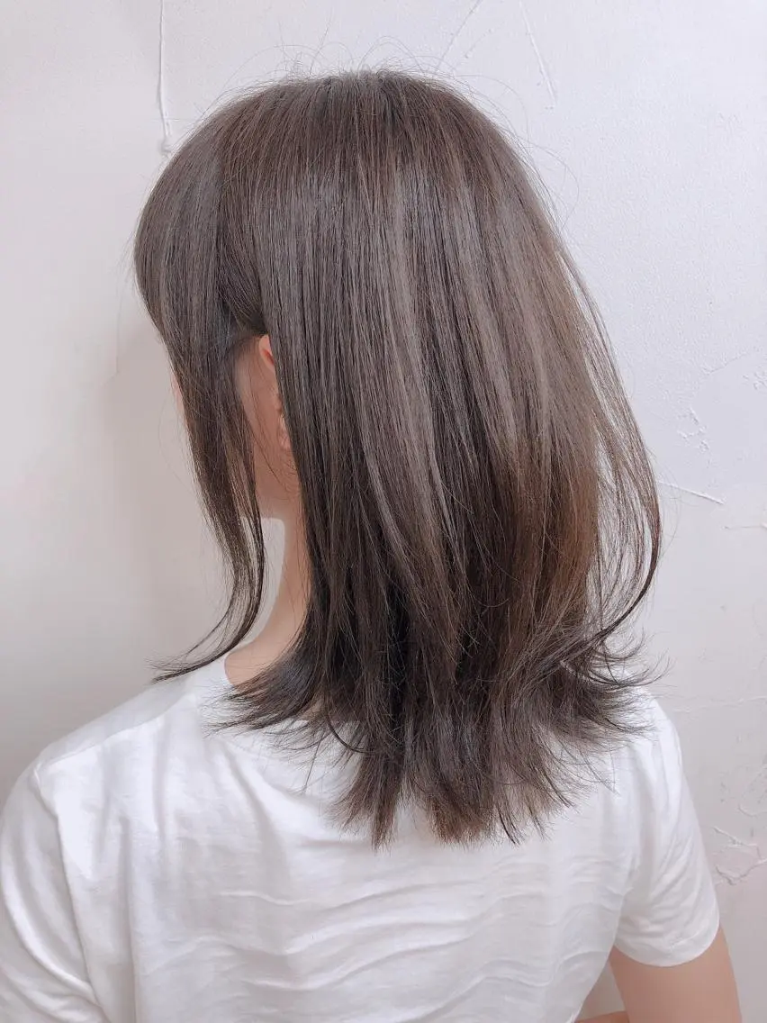 セミロング ヘアカラー 四ッ家 裕【店長】のヘアスタイル