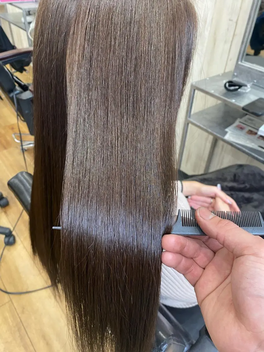 ロング カラー ヘアアレンジ ネイル アディクシーカラー ブリーチ 透明感カラー エドルカラー ハイライトカラー 夜23時まで予約🉑 reverieあきらのヘアスタイル
