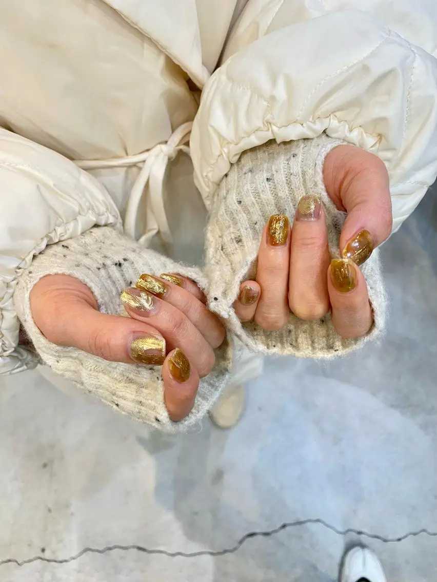 ネイル ハンドネイル 草加ニュアンスネイル 🌚hersのネイルデザイン