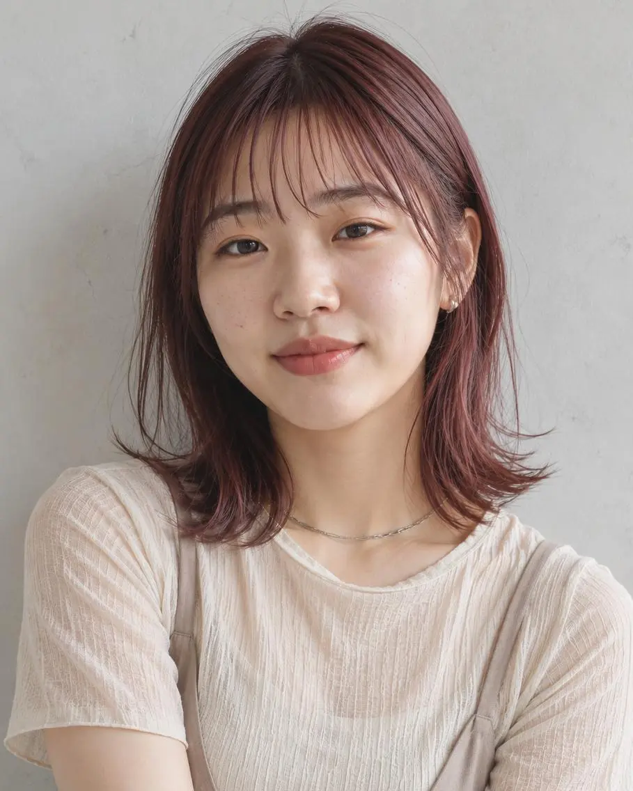 ミディアム カラーモデル募集☆ 山村梨香のヘアスタイル