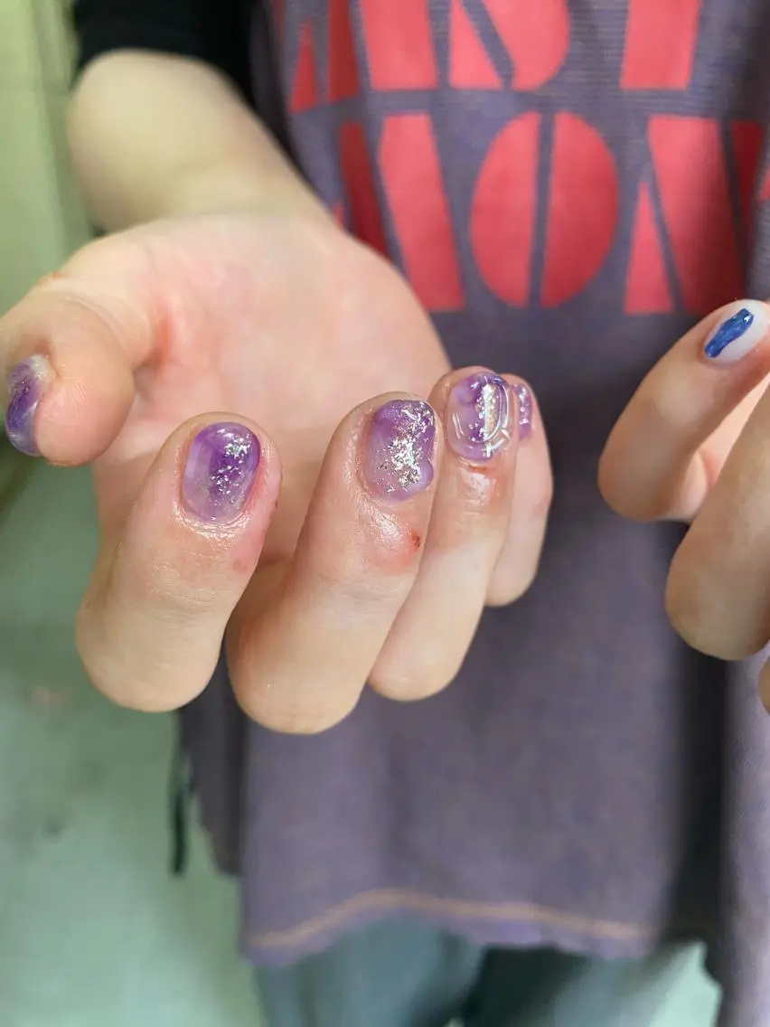 ネイル ☆ -ˋˏ ⋆Oli nailෆ ̖́-のネイルデザイン