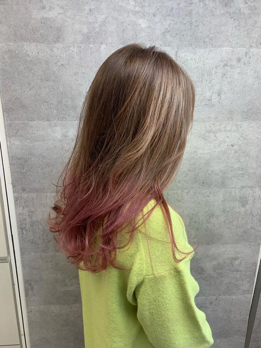 ミディアム カラー 今野 美栄のヘアスタイル
