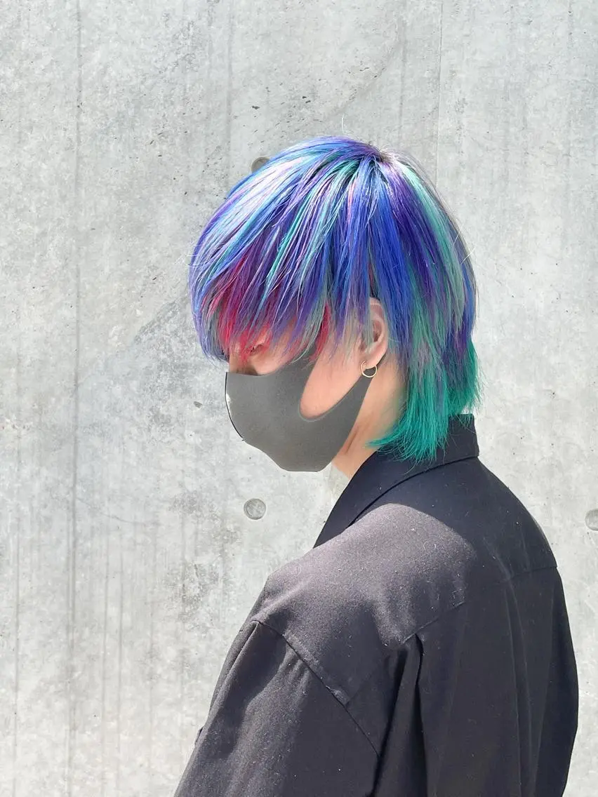 カラー メンズ ヘアカラー トリートメント 柔らかカラー/ 縮毛矯正YUTO🧋のヘアスタイル