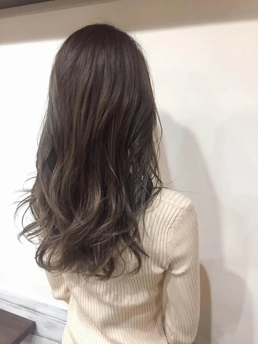 ロング カラー グラデーションカラー カラー特化サロン大阪 ルービック江坂/新城のヘアスタイル