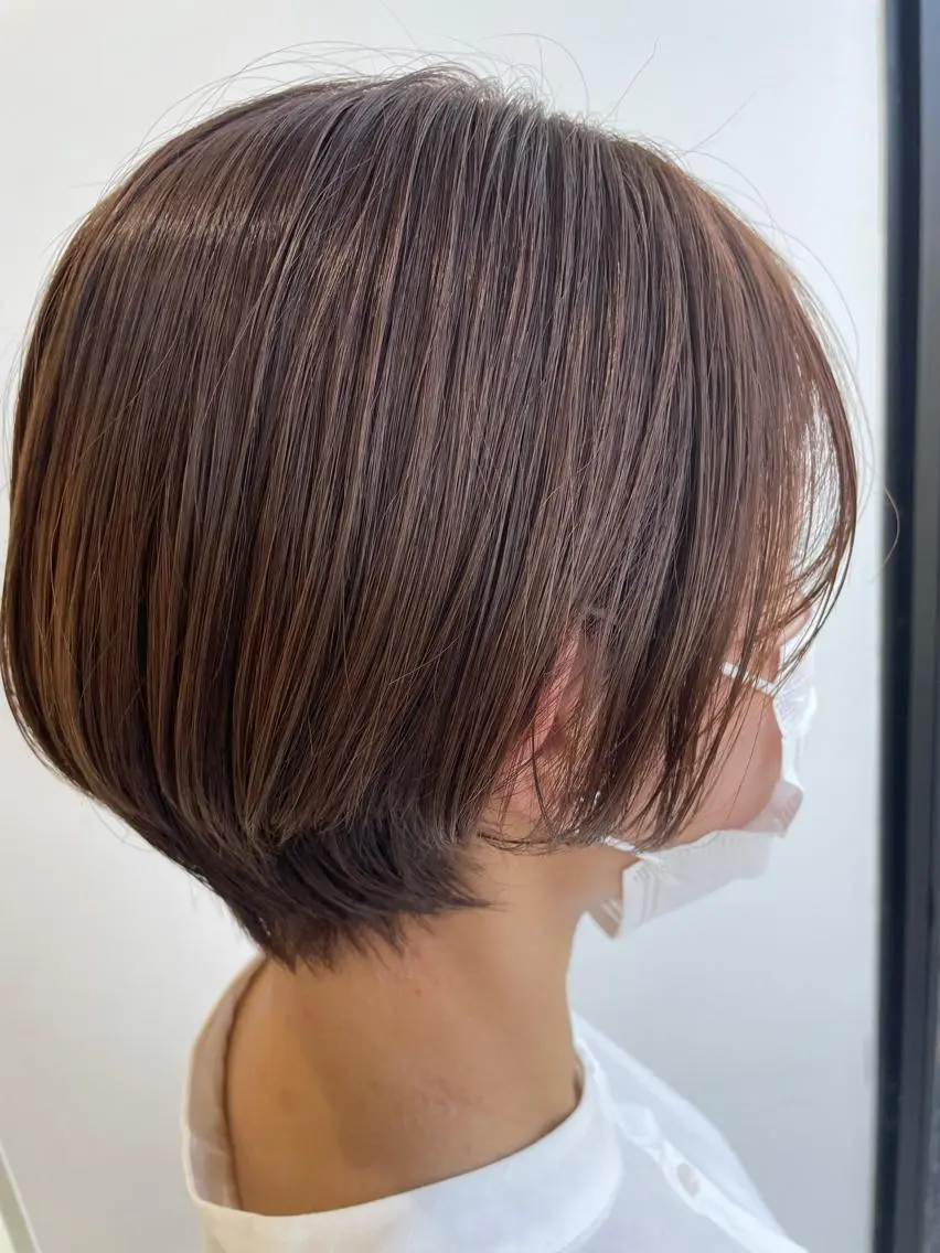 ショート カット ヘアカラー 艶髪美容師 森田 優貴のヘアスタイル