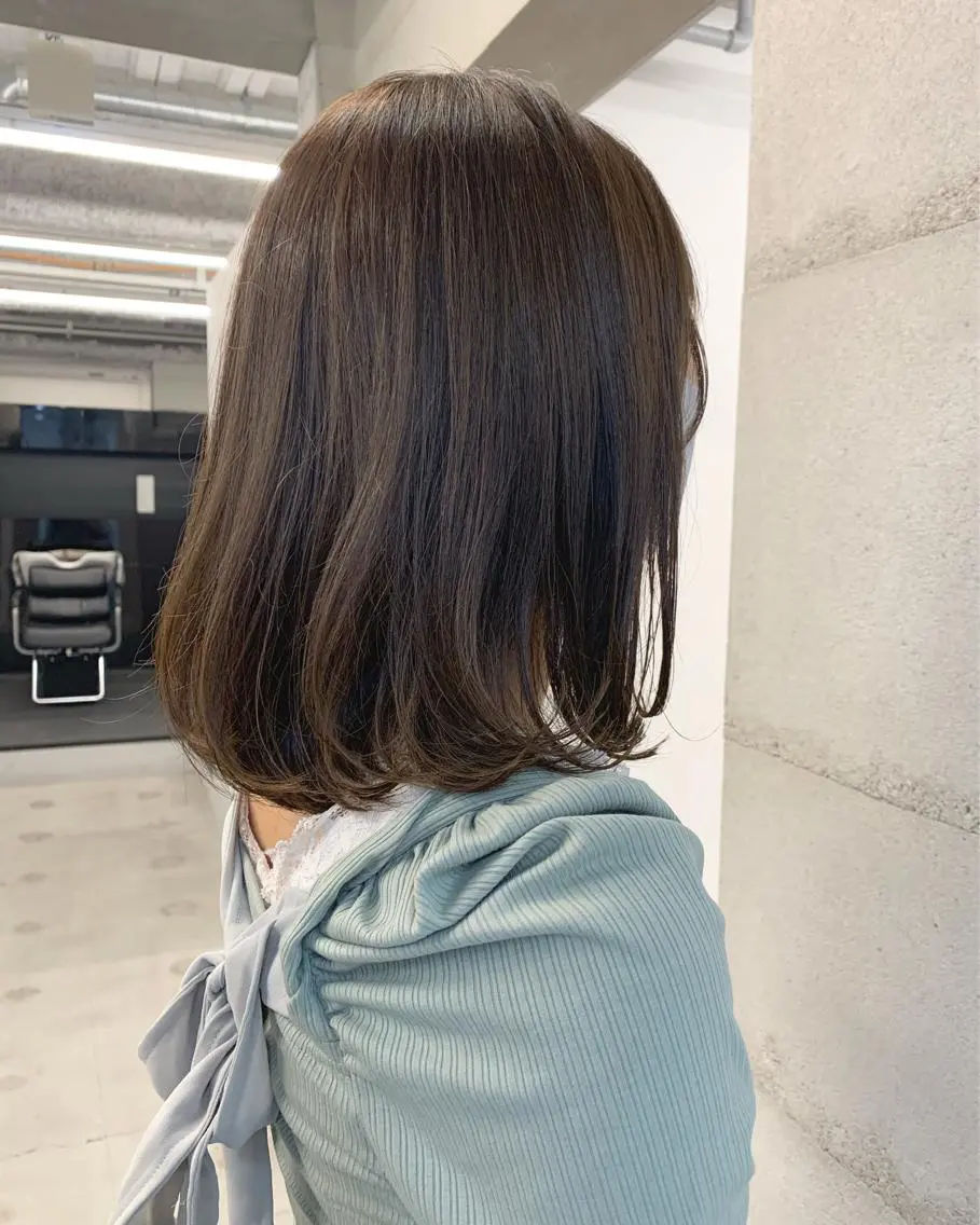 ミディアム カラー 縮毛矯正特化✂︎ YUKAのヘアスタイル