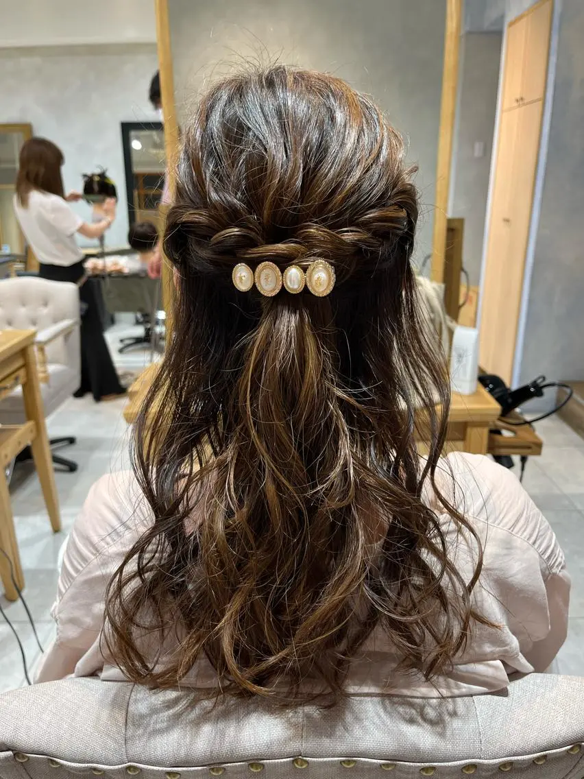 セミロング ヘアセット 酒井 彩希のヘアスタイル