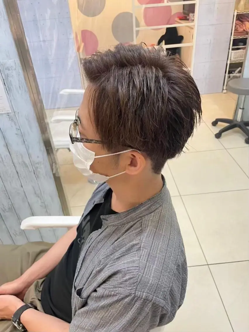 ショート メンズ 【メンズカット】 ✂️モデル募 市村のヘアスタイル