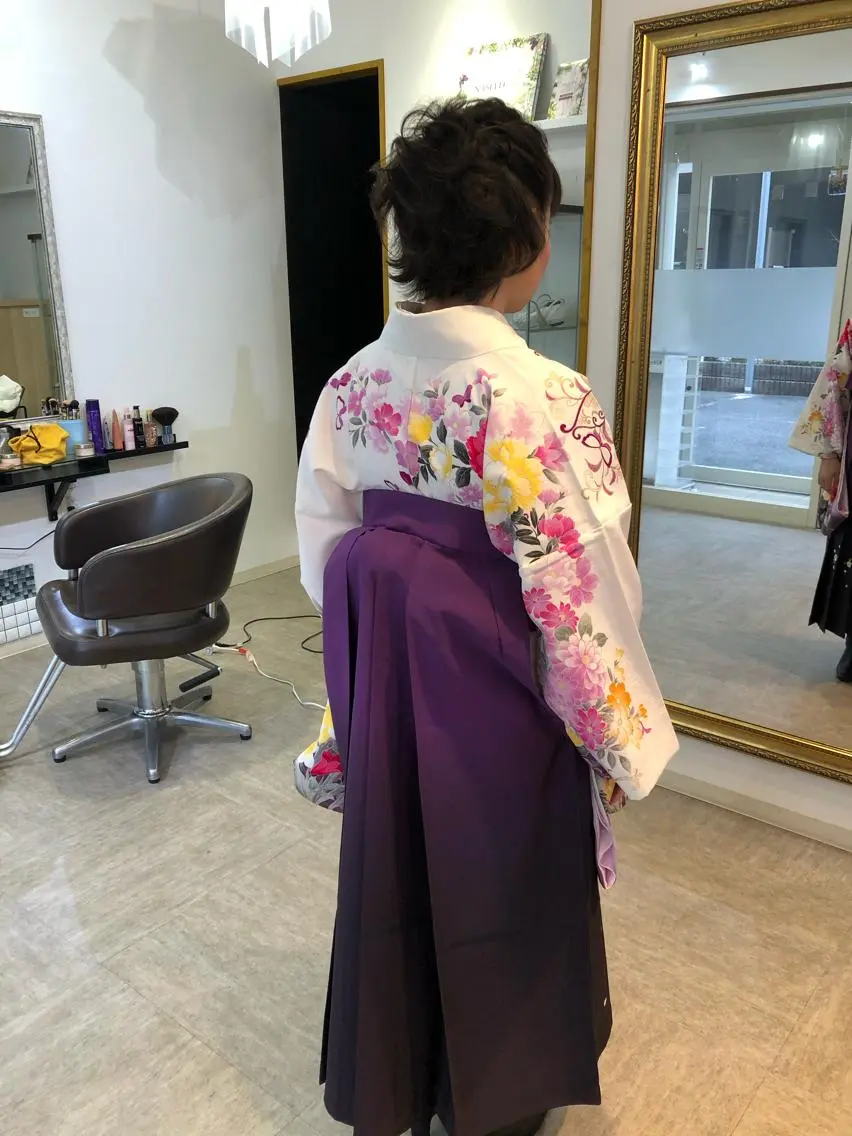 ショート 着付け 色タイプ診断 ❤️Umi❤️のヘアスタイル