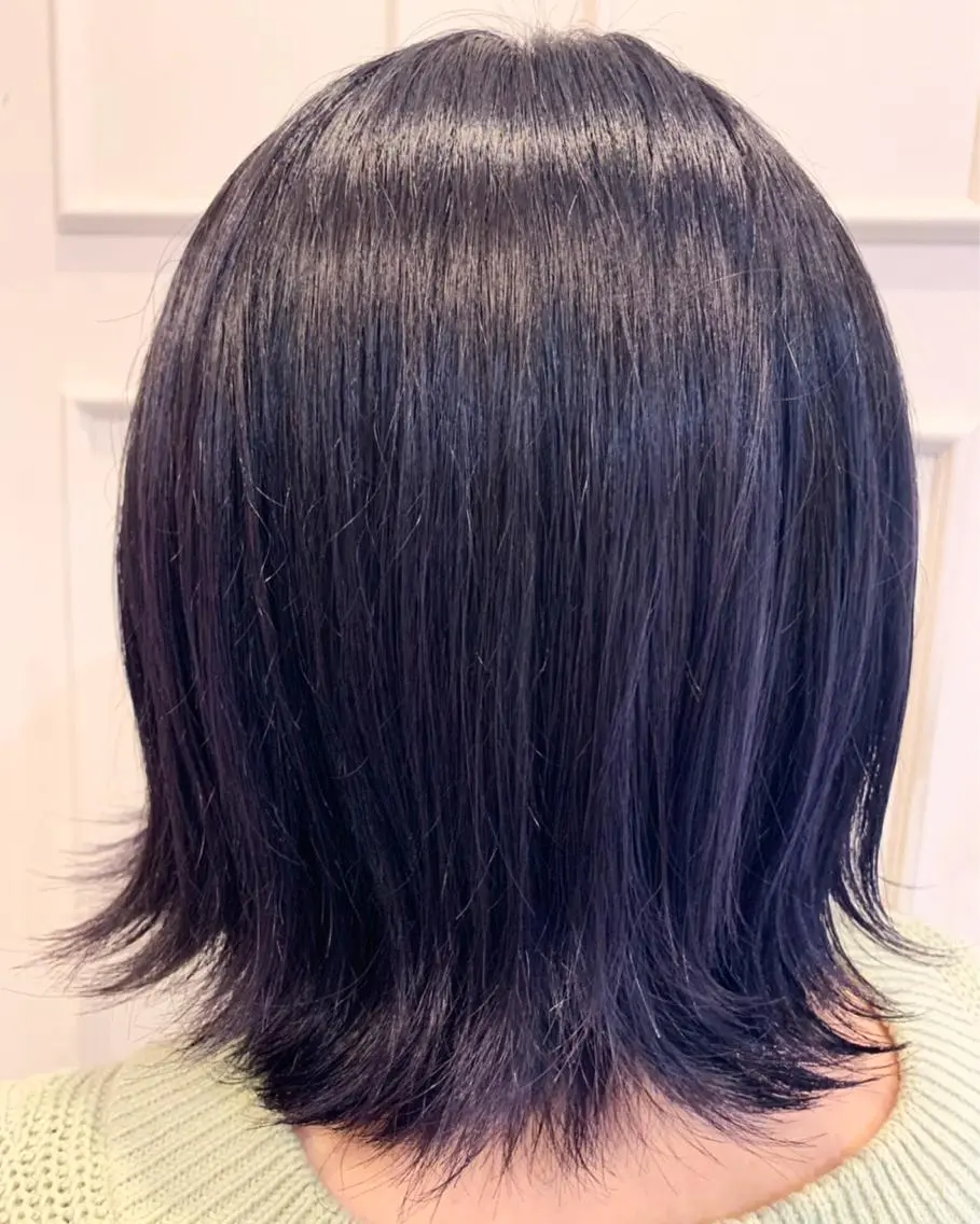 ミディアム カラー グラデーションカラー パープルカラー 🫟Blanco🫟 Color&Careのヘアスタイル