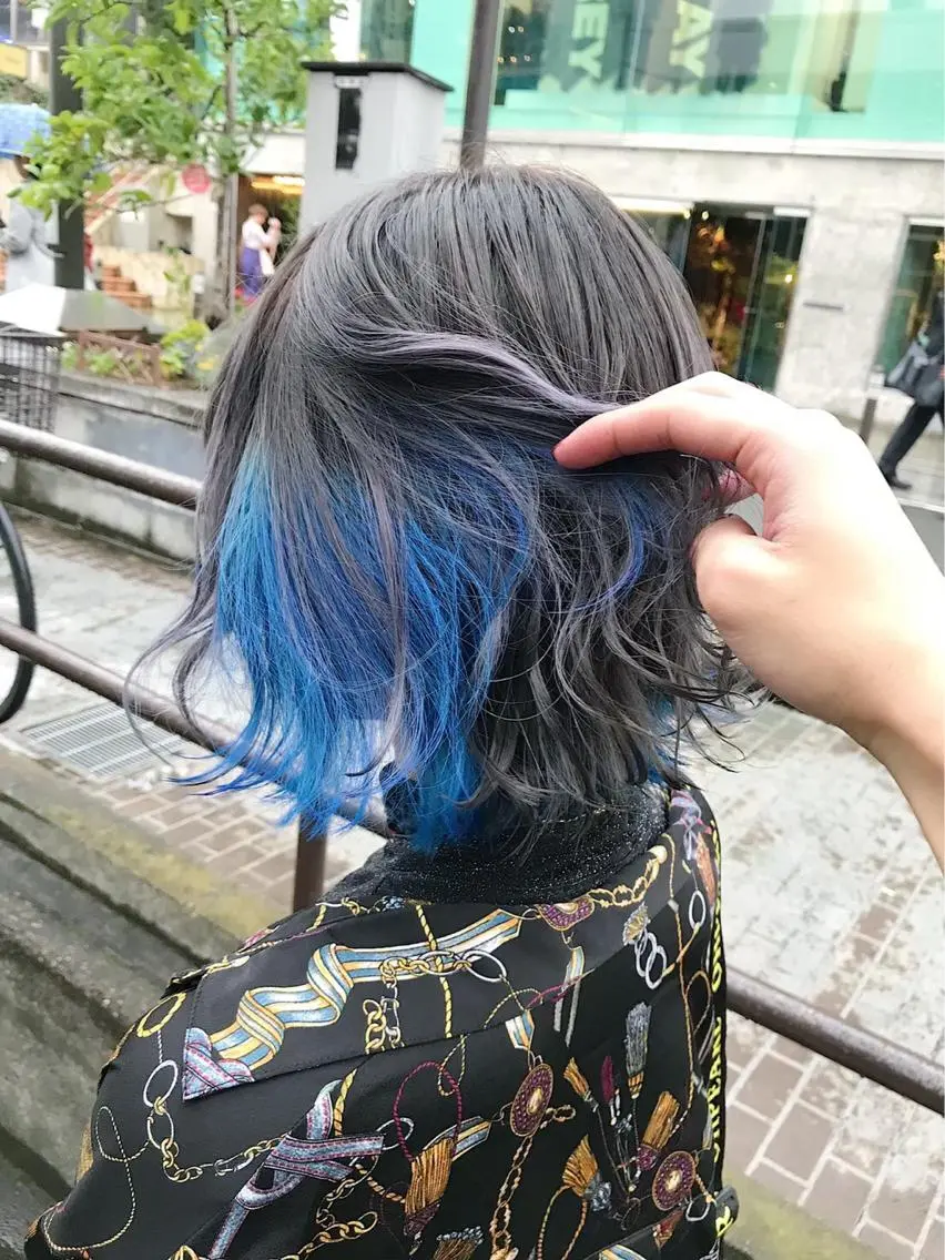ミディアム カラー ヘアカラー ハイトーン髪質改善 🎀🐰堀川智史🎀のヘアスタイル