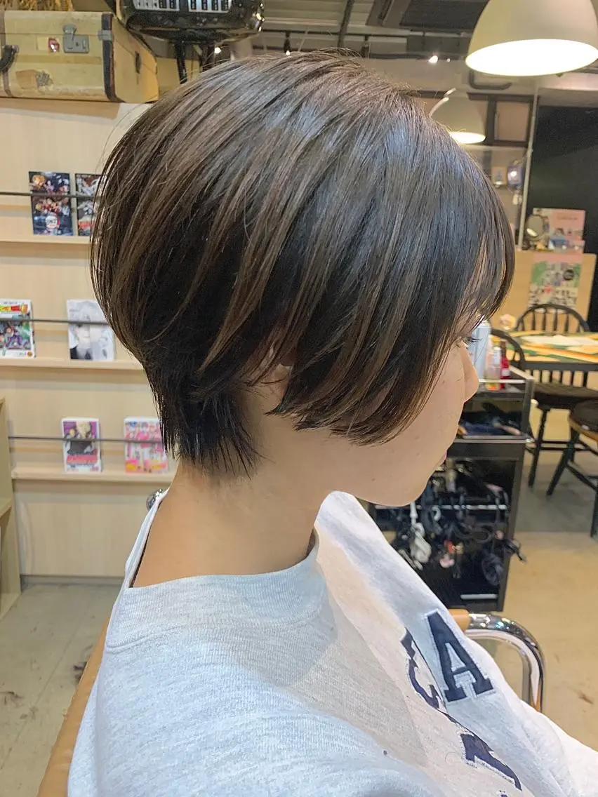 ショート ハンサムショート ショートヘア マンツーマン×半個室 まちだきょうすけのヘアスタイル