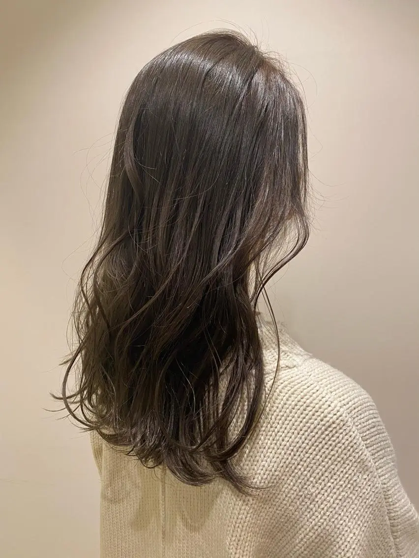 ロング カラー ベージュカラー ブリーチ カット ヘアカラー 艶髪🌿美髪 大塚礼乃【西荻窪】のヘアスタイル