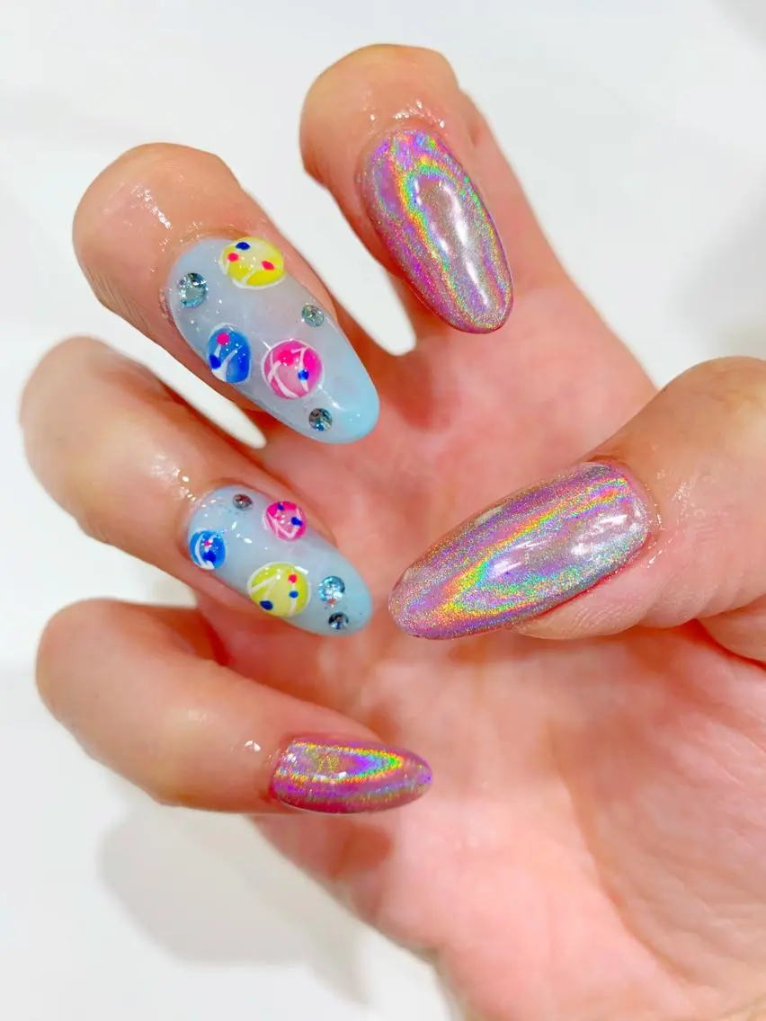 ネイル ヨーヨーネイル Nail salon Dejavu 🌿のネイルデザイン