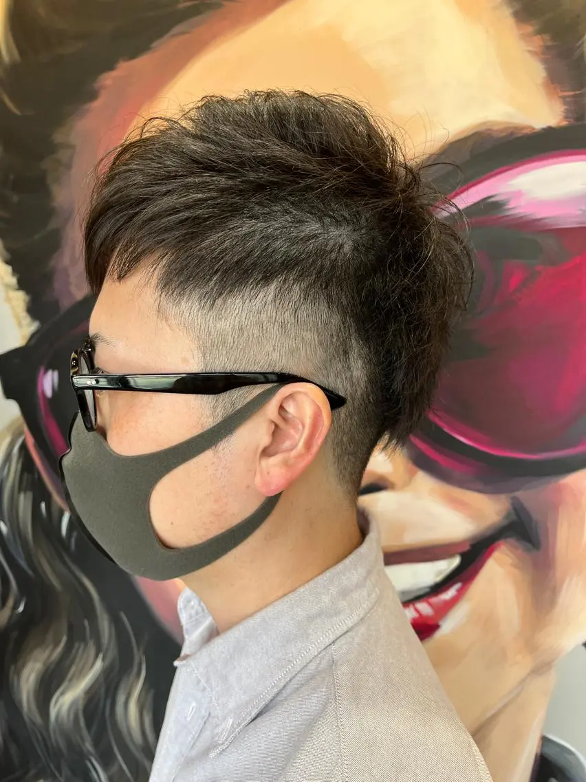 ミディアム カラー パーマ ヘアアレンジ メンズ キッズ ネイル マツエク・マツパ アイブロウ ミディアムパーマ マッシュ メンズパーマ メンズアイブロウ メンズネイル 久木原 ゆりのヘアスタイル