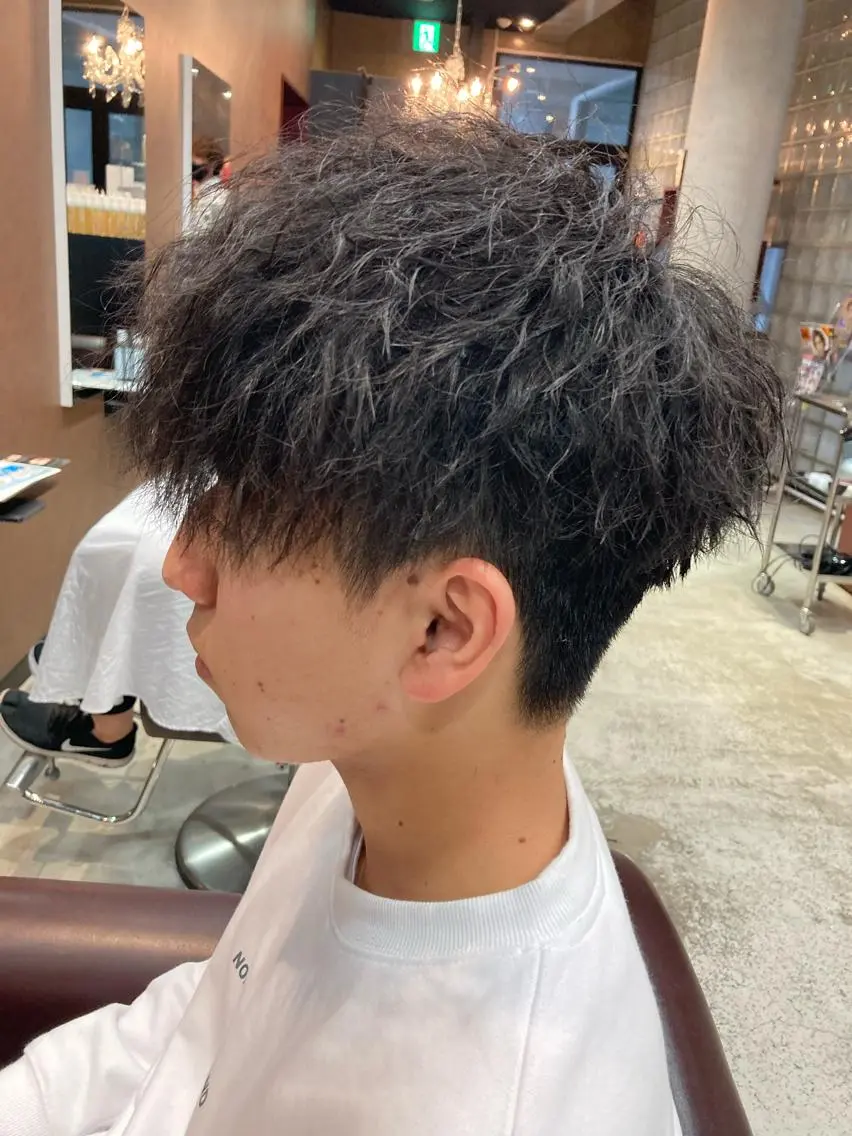 メンズ マッシュ 完全個室マンツーマン メンズサロン草野貴樹のヘアスタイル